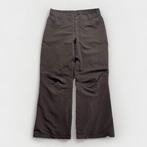 Y2K Champion Sports Stretch Soft Shell Pants Wom L Brown Baggy Jogger Sweatpant